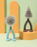 فرشاة تنظيف عمودية بشكل V للأطباق والأواني | Vertical V-Shaped Pot & Dish Cleaning Brush