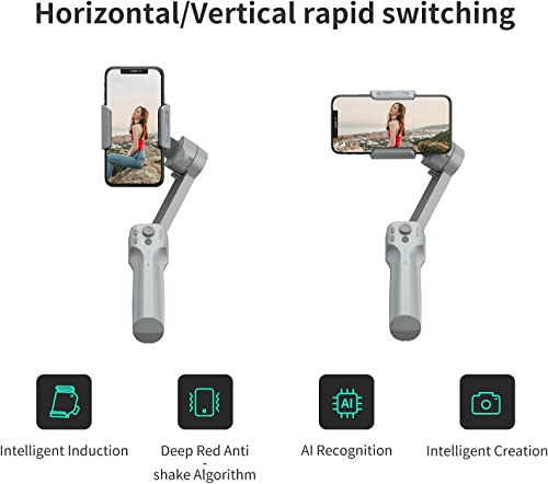 Moza Mini MX2 جيمبال للهواتف الذكية مثبت يدوي مع تتبع سريع وتحكم بالإيماءات | Moza Mini MX2 Smartphone Gimbal Handheld Stabilizer With Fast Tracking And Smart Gesture Control