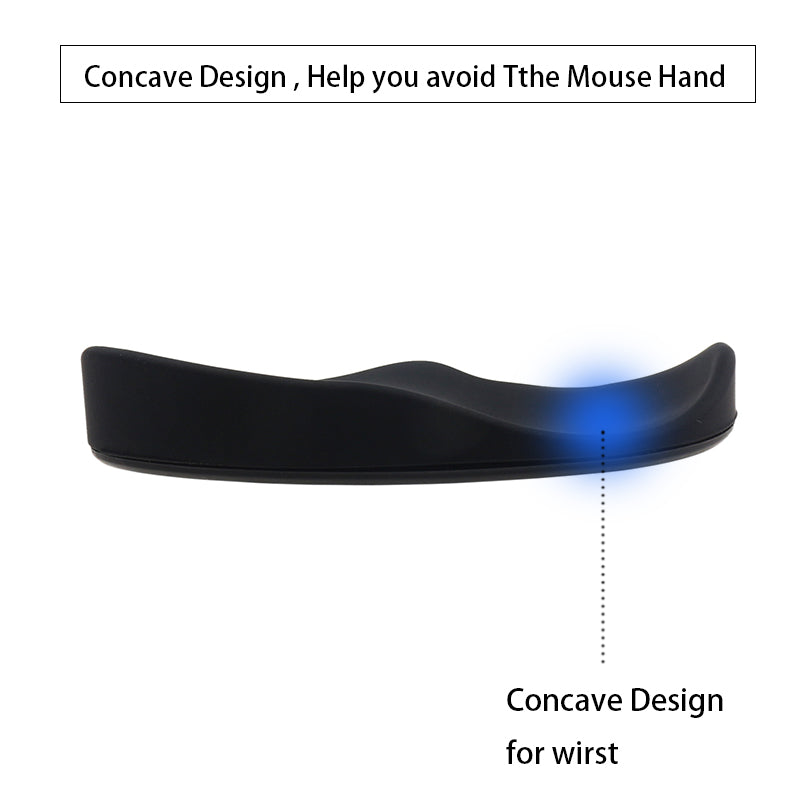 مسند معصم سيليكون للماوس مضاد للانزلاق | Ergonomic Mouse Wrist Rest Mouse Pads Silicon Gel Non-Slip