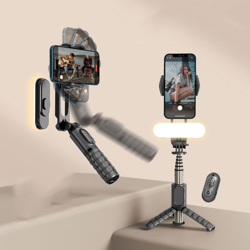 جيمبال يدوي وعصا سيلفي بلوتوث مع حامل ثلاثي | Handheld Gimbal Bluetooth Selfie Stick Tripod