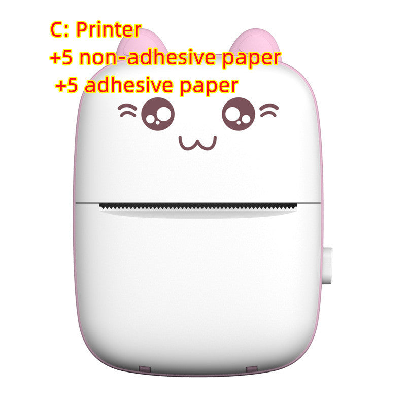طابعة صغيرة محمولة بلوتوث وايفاي لطباعة الصور من الهاتف | Mini Printer Portable Bluetooth WiFi Mobile Phone Photo Pocket Printer