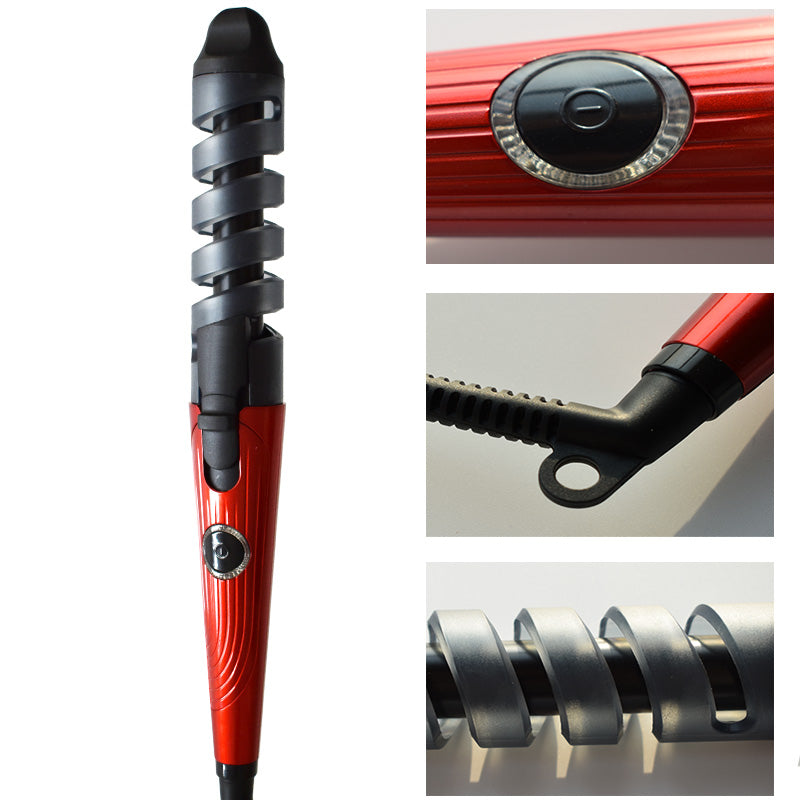 بكرة تجعيد شعر احترافية حلزونية | Professional Hair Curler Roller Magic Spiral Curling Iron