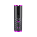 جهاز تجعيد الشعر التلقائي القابل للشحن | Rechargeable Automatic Hair Curler Women - LCD Display, Ceramic, Cordless