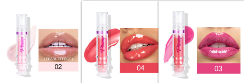 أحمر شفاه سائل لامع | New Tube Lip Rich Lip Color Liquid Lipstick Mirror
