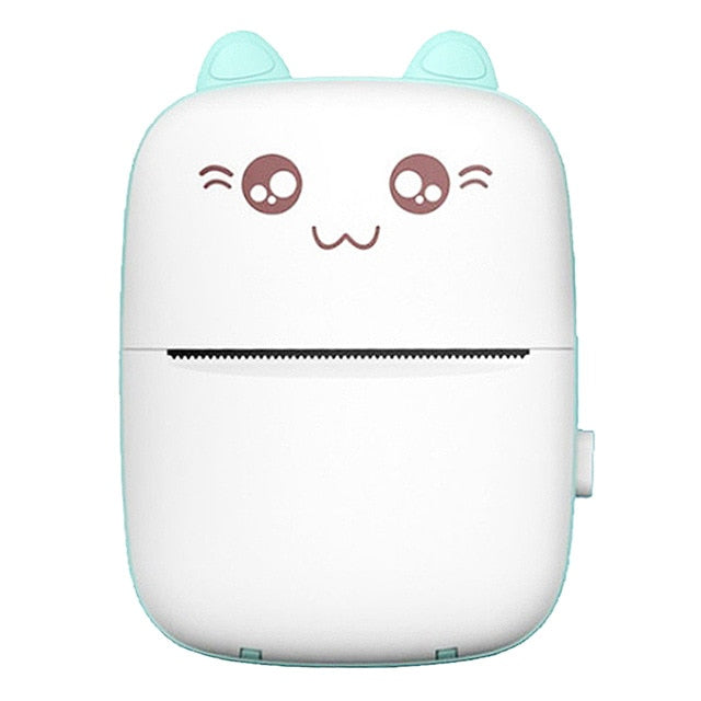 طابعة صغيرة محمولة بلوتوث وايفاي لطباعة الصور من الهاتف | Mini Printer Portable Bluetooth WiFi Mobile Phone Photo Pocket Printer