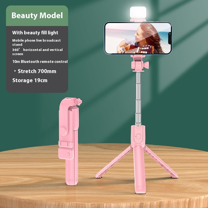 Mobile Phone Bluetooth Selfie Stick Tripod Self Timer | عصا سيلفي بلوتوث حامل ثلاثي للهواتف المحمولة مع مؤقت ذاتي