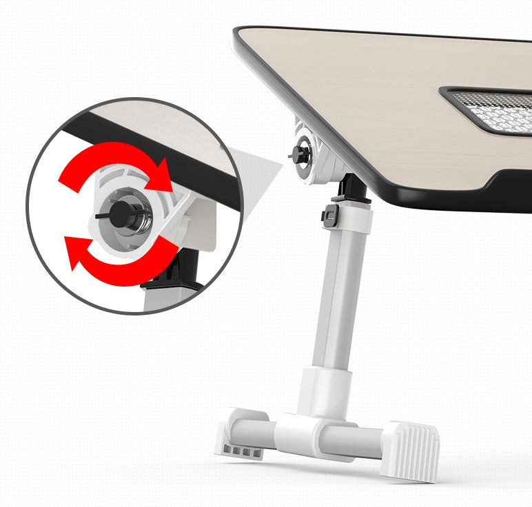 حامل لاب توب قابل للتعديل والطي للاستخدام على السرير | Adjustable Laptop Desk Stand Foldable Notebook Laptop Bed Table