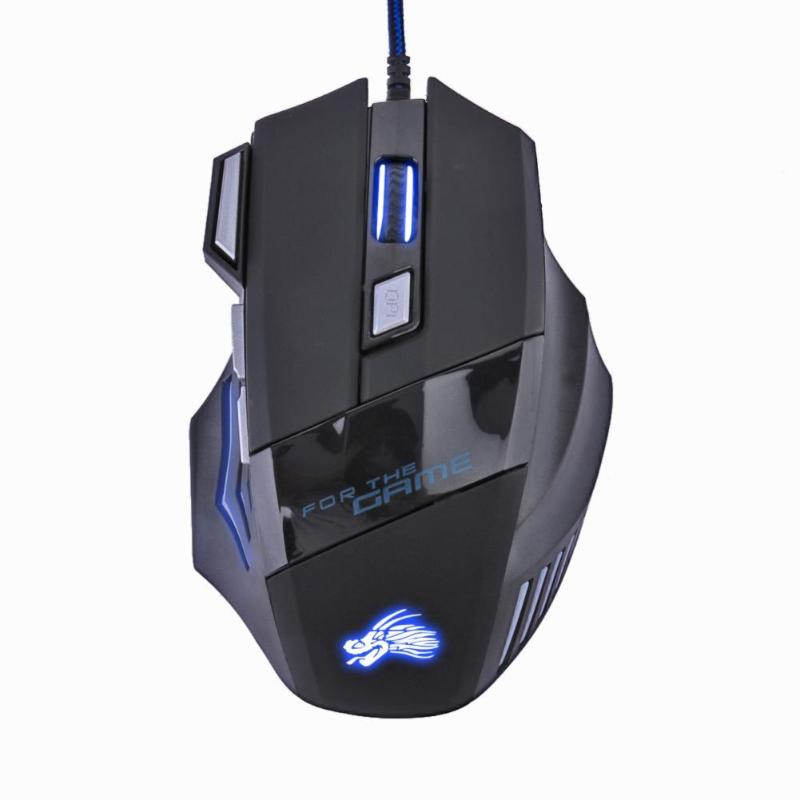 ماوس جيمينج USB بإضاءة ملونة متغيرة 6 أزرار | USB Gaming Mouse 6 Buttons Colorful LED
