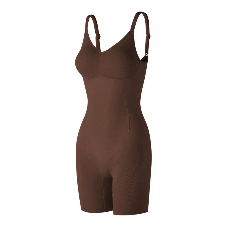 مشد نسائي لنحت البطن ورفع الأرداف بعد الولادة | Belly Contracting And Hip Lifting Postpartum Body Shaping Waist Slimming Seamless Tight Show Clothes