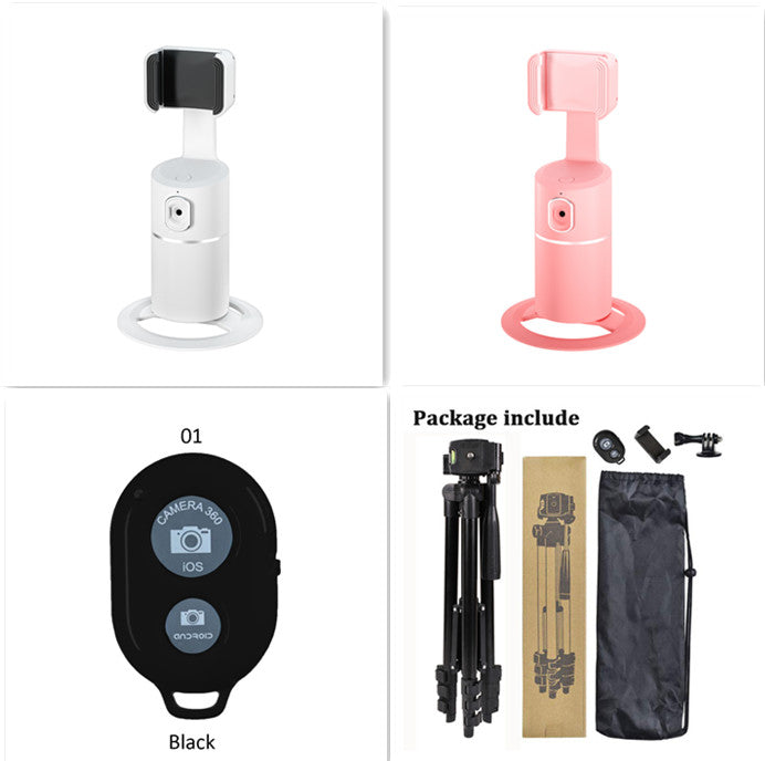 Smart Face Recognition Tracking PTZ Mobile Phone Stand Live Broadcast | حامل هاتف ذكي بتتبع الوجه للبث المباشر