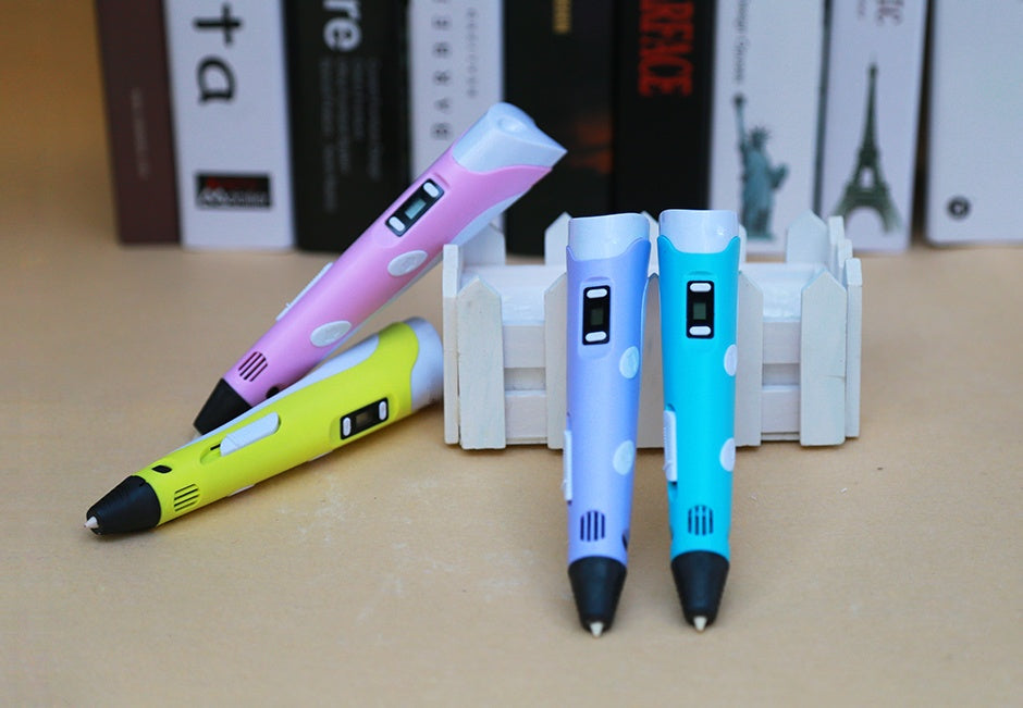 قلم طباعة ثلاثية الأبعاد للأطفال رسم وإبداع | 3D Print Pen Graffiti Stereoscopic Paintbrush Children Puzzle Painting Toy