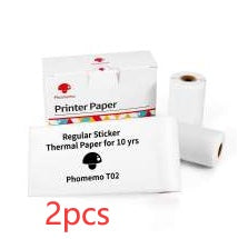 طابعة ملصقات حرارية محمولة بلوتوث للصور والبطاقات والأسئلة | Portable Mini Thermal Label Printer Home Photo Printer Bluetooth Mini Label Printer