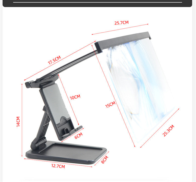 12-Inch Mobile Phone Screen Amplifier Anti-Blue Light Folding Stand | مكبر شاشة الهاتف 12 بوصة مضاد للضوء الأزرق