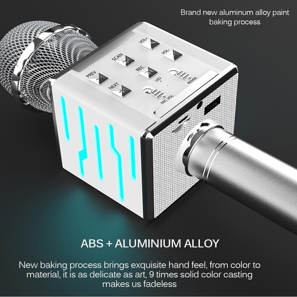 مايكروفون كوندنسر لاسلكي بلوتوث متعدد الاستخدامات | Wireless Bluetooth Condenser Microphone Audio Integrated
