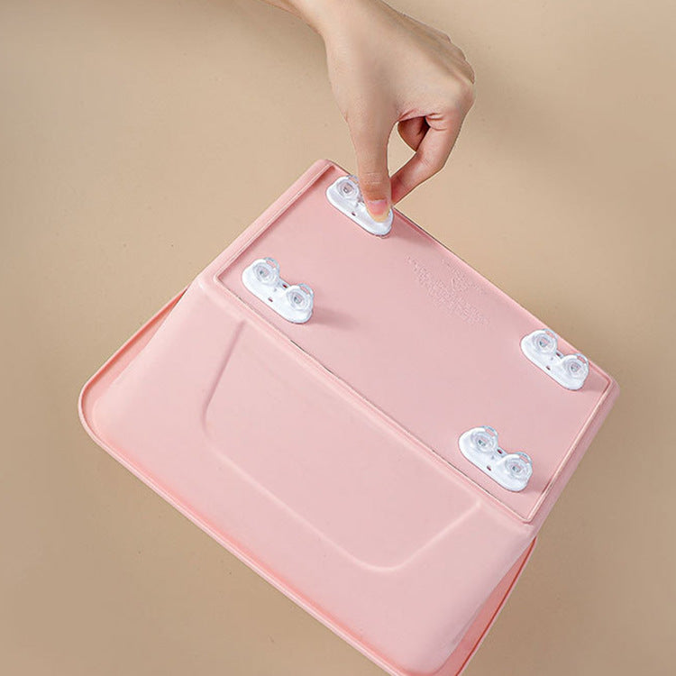 صندوق تخزين بعجلات قابل للتثبيت 4 قطع | One-way Stickable Storage Box With 4 Wheels