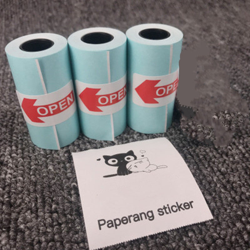 طابعة حرارية لاسلكية صغيرة للملصقات والبطاقات | Mini Bluetooth Wireless Thermal Printer Paper Sticker Label Printer