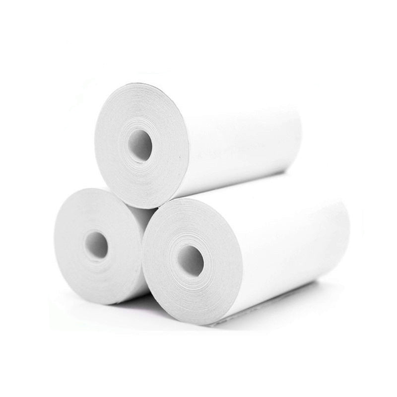 طابعة حرارية لاسلكية صغيرة للملصقات والبطاقات | Mini Bluetooth Wireless Thermal Printer Paper Sticker Label Printer