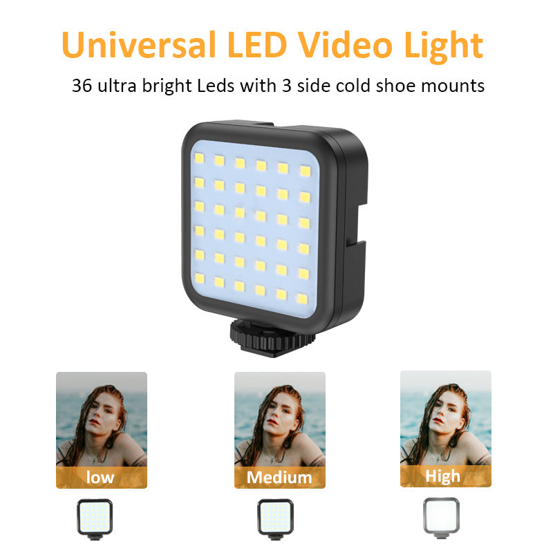 ملحقات كاميرا مع حامل ثلاثي وإضاءة | Camera Accessories With Desktop Tripod Light