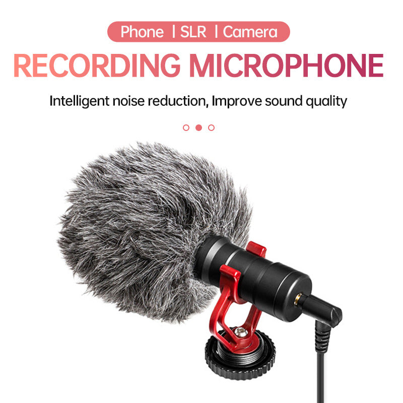 مايكروفون سلكي للهاتف وللكاميرا SLR | Mobile Phone Wired Microphone for SLR Camera