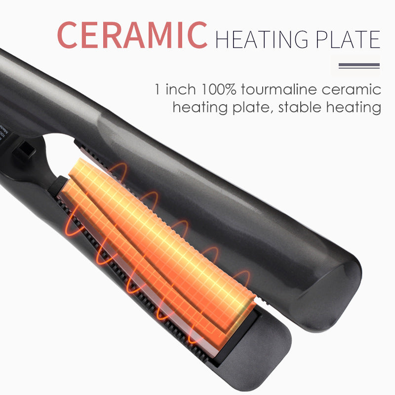 مشط تجعيد وفرد شعر مزدوج الوظيفة للتجعيد والفرد | Twisted Curling Comb And Straightener Dual Purpose Hair Styler