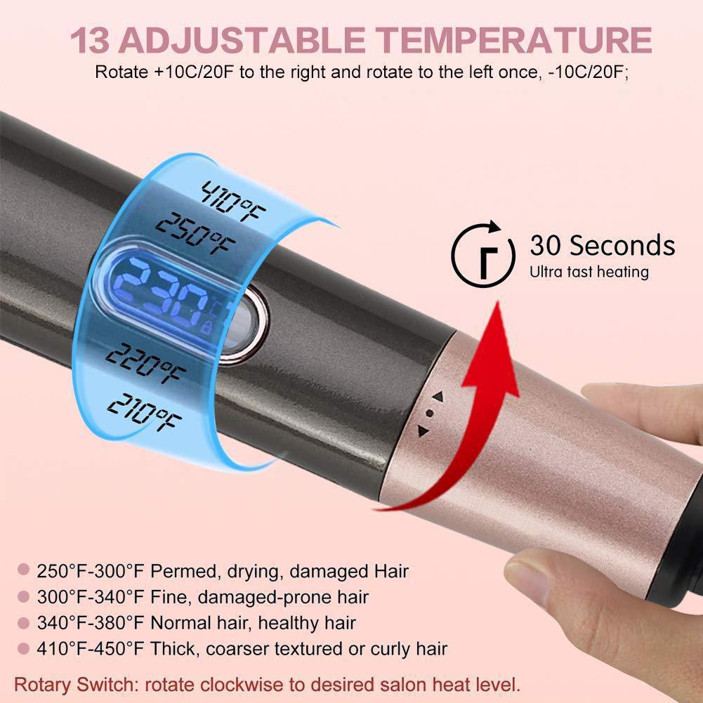 مشط تجعيد وفرد شعر مزدوج الوظيفة للتجعيد والفرد | Twisted Curling Comb And Straightener Dual Purpose Hair Styler