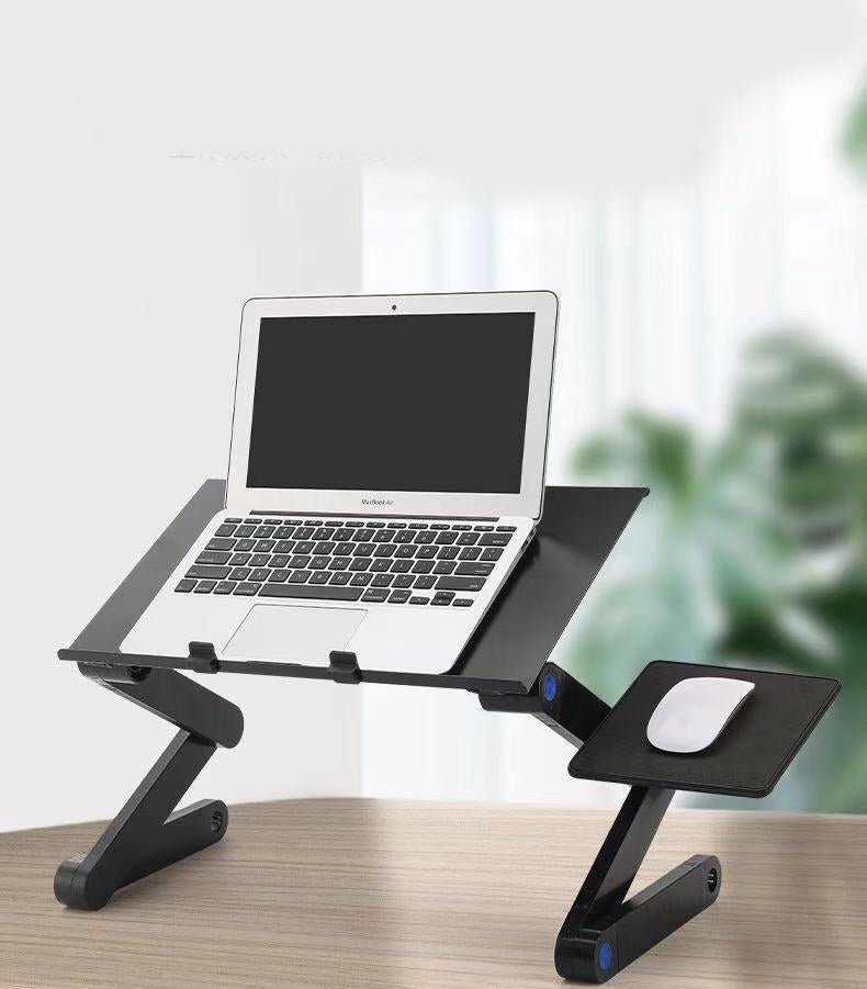 طاولة كمبيوتر قابلة للطي مع مروحتين لتبريد اللابتوب | Folding Computer Desk Notebook Computer Stable With Double Fan