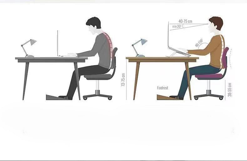 طاولة كمبيوتر قابلة للطي مع مروحتين لتبريد اللابتوب | Folding Computer Desk Notebook Computer Stable With Double Fan