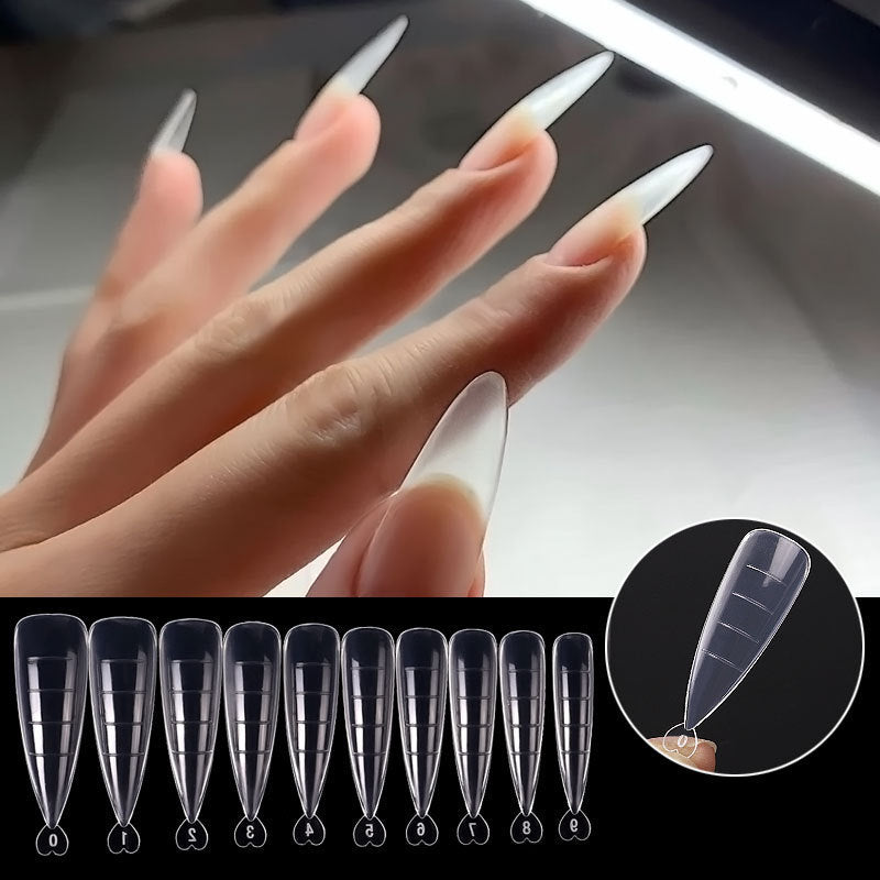 أظافر صناعية رقيقة 100 قطعة | Nail Art Sheets Ultra-thin 100 Pieces