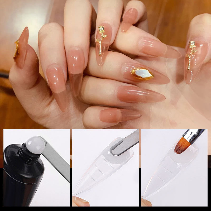 أظافر صناعية رقيقة 100 قطعة | Nail Art Sheets Ultra-thin 100 Pieces