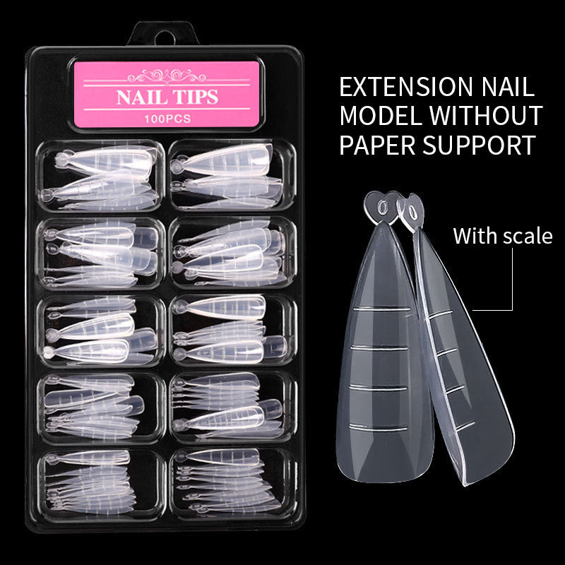أظافر صناعية رقيقة 100 قطعة | Nail Art Sheets Ultra-thin 100 Pieces