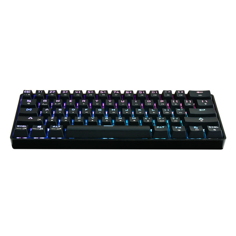 كيبورد ميكانيكي لاسلكي بلوتوث بمفاتيح PBT ملونة | Wireless Bluetooth Keyboard Colorful PBT Keycaps Mechanical Keyboard