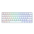 كيبورد ميكانيكي لاسلكي بلوتوث بمفاتيح PBT ملونة | Wireless Bluetooth Keyboard Colorful PBT Keycaps Mechanical Keyboard