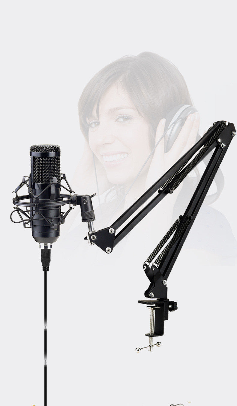 مايكروفون BM-800 كوندنسر USB بجودة 192KHz 24Bit للتسجيل والبث | BM-800 192KHz 24Bit USB Condenser Microphone for Recording Live Streaming