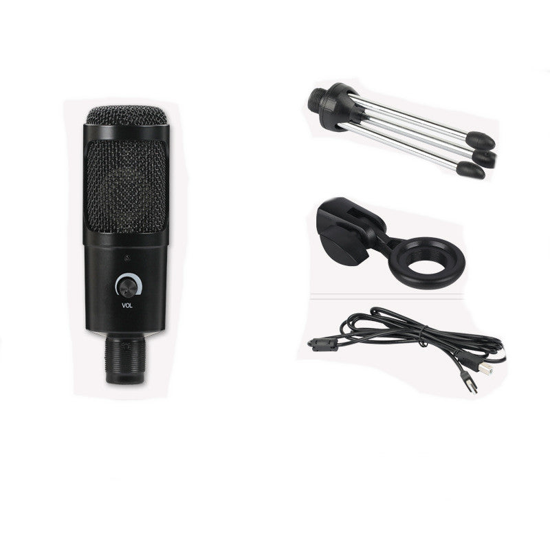 ميكروفون كوندنسر للألعاب والتسجيل والبث المباشر | Condenser Microphone for Gaming Live Recording