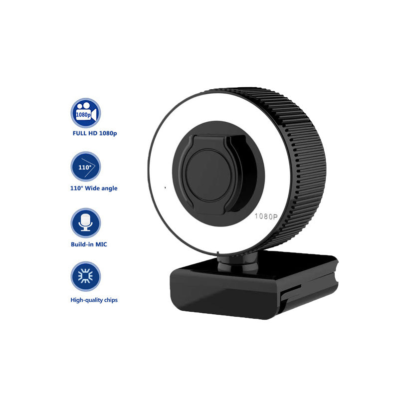 كاميرا ويب 1080P بميكروفون مدمج | Webcam 1080P 2K Autofocus HD with Built-in Microphone