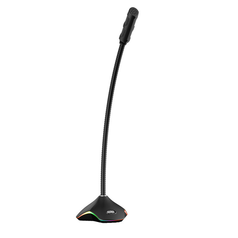 مايكروفون RGB للكمبيوتر والألعاب والبث المباشر | RGB Computer Gaming Live Streaming Microphone
