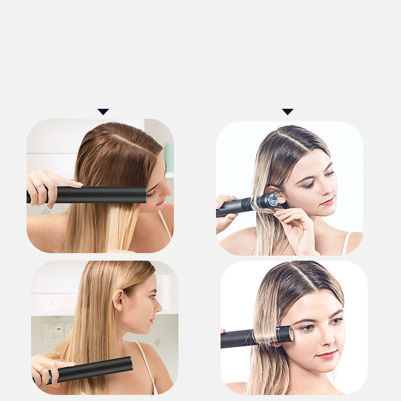 مكواة تجعيد وتمليط سيراميك كهربائية | Golden Rice Ceramic Electric Curling & Straightening Iron