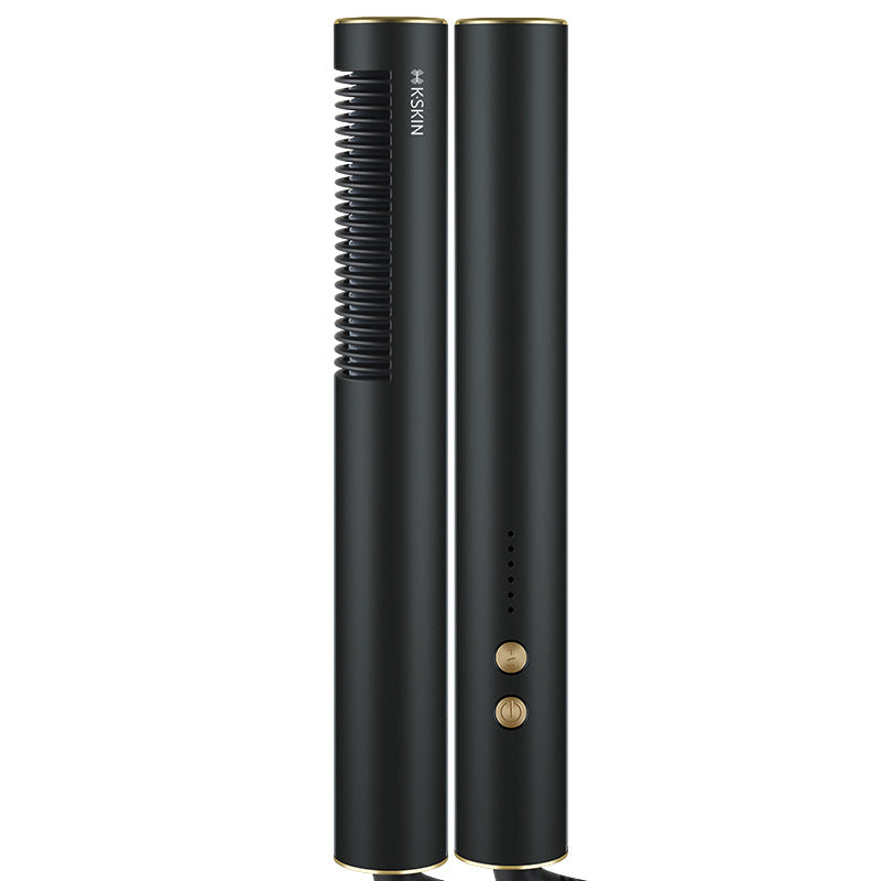 مكواة تجعيد وتمليط سيراميك كهربائية | Golden Rice Ceramic Electric Curling & Straightening Iron