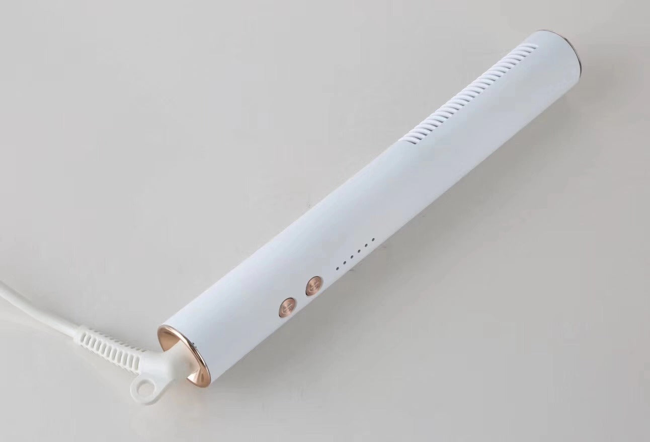 مكواة تجعيد وتمليط سيراميك كهربائية | Golden Rice Ceramic Electric Curling & Straightening Iron