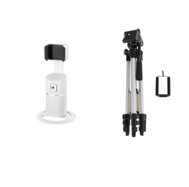 Smart Face Recognition Tracking PTZ Mobile Phone Stand Live Broadcast | حامل هاتف ذكي بتتبع الوجه للبث المباشر