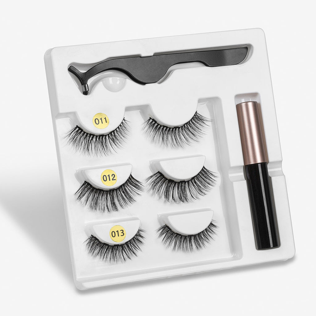 زوج رموش مغناطيسية عصرية بدون غراء | A Pair Of False Eyelashes With Magnets In Fashion