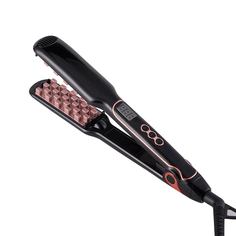 مكواة شعر للتصفيف والتكثيف | Hairdressing Tools Fluffy Hair Straightener Styling Hair Straightener