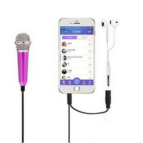 ميكروفون صغير سلكي للهاتف والتسجيل | Mini Wired Microphone for Mobile Phone Recording