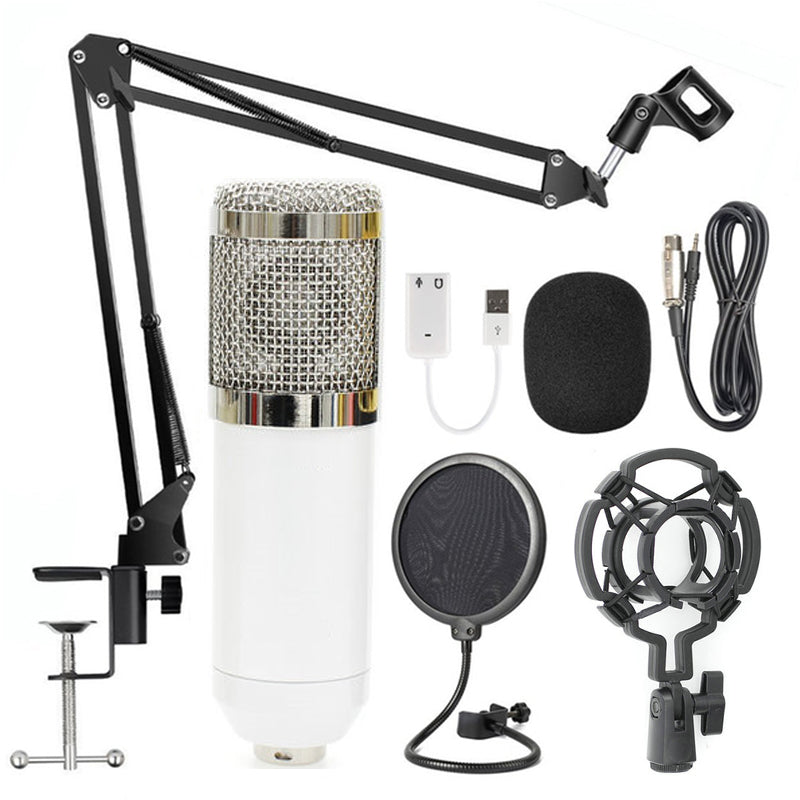 طقم ميكروفون BM-800 مع حامل | Net Microphone Stand Set BM-800