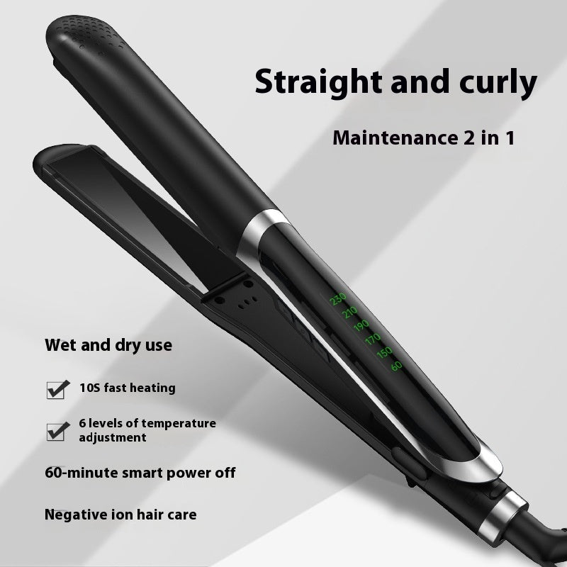 مكواة شعر ميني 2 في 1 آمنة للفرد والتمويج | Hair Straighter Non-hurt Mini Roll Dual-purpose Anti-scald Hair Straightener Hair Curler