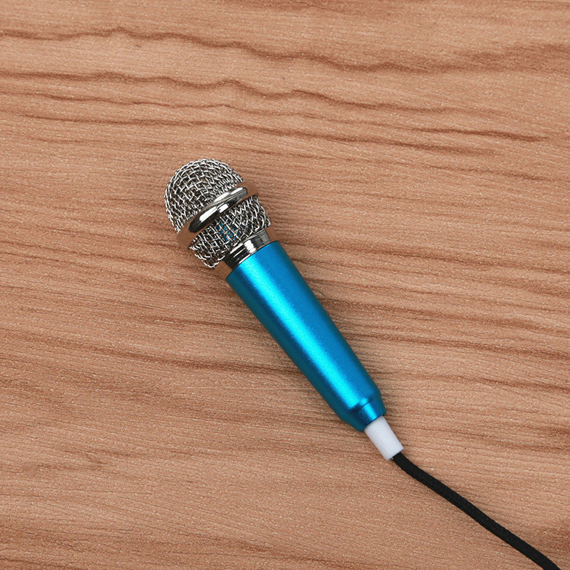 ميكروفون صغير سلكي للهاتف والتسجيل | Mini Wired Microphone for Mobile Phone Recording