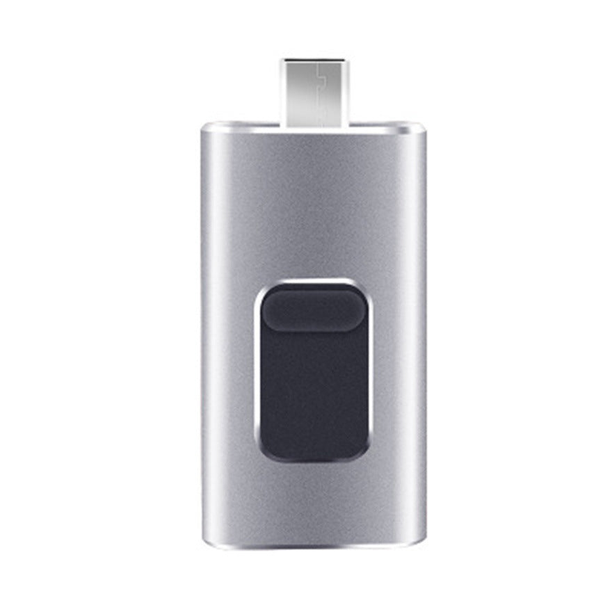 كابل شحن متعدد 4 في 1 متوافق مع آيفون وأندرويد | Compatible With Apple 4 In 1 Stick For iPhone Android Type C USB Key