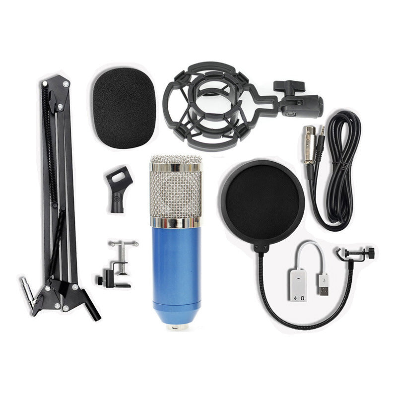 طقم ميكروفون BM-800 مع حامل | Net Microphone Stand Set BM-800