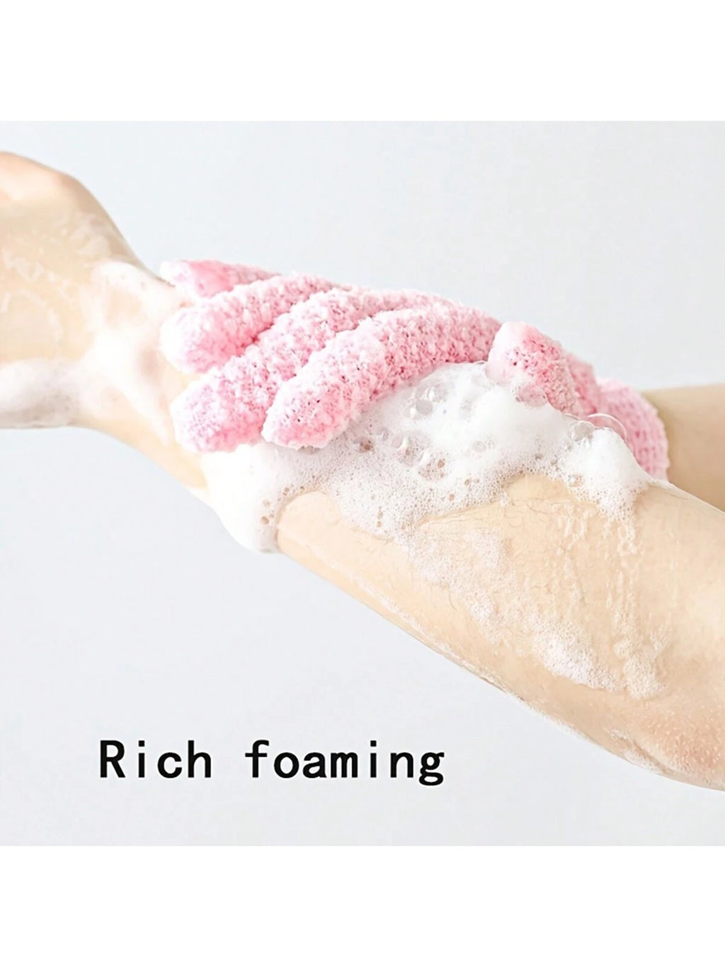 1/2 Pieces Exfoliating Shower Gloves, Shower Gloves Towel Bath Gloves, Reversible Exfoliating Gloves for Spa, Massage and Body Scrub, Body Scrub Bath Accessories Home Bathroom Decor Fall Decor Back to School
