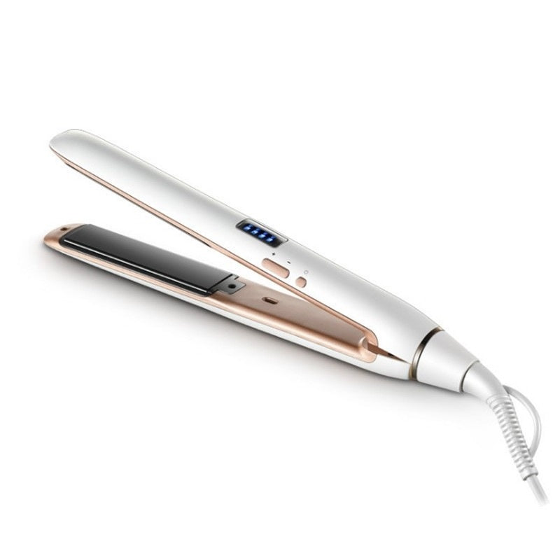 مكواة شعر 2 في 1 للتجعيد والتسريح | Hair Curler And Straightener Dual-use Air Bangs Hair Straightener